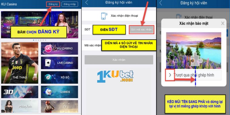 Thông tin người chơi cần cấp cho hệ thống để tạo tài khoản đăng ký hội viên kubet